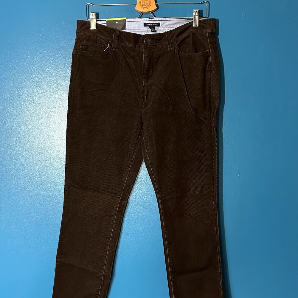 NWT Tommy Hilfiger Wm's Brown Corduroy Jeans, Size 4